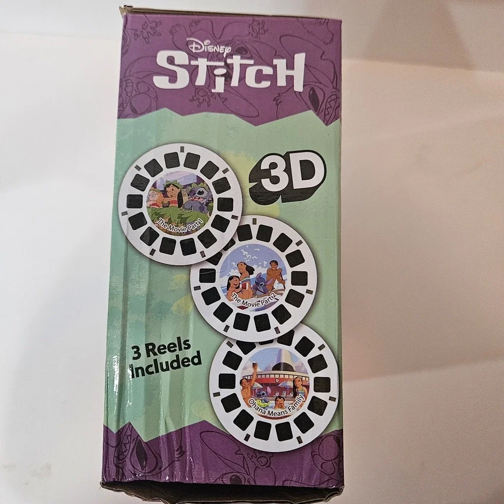 View Master Stitch Y2K Deluxe Set with Reels(plus Case)  Disney Model 02195